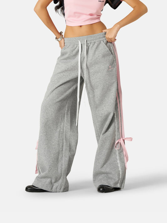 Lace Baggy Sweatpants